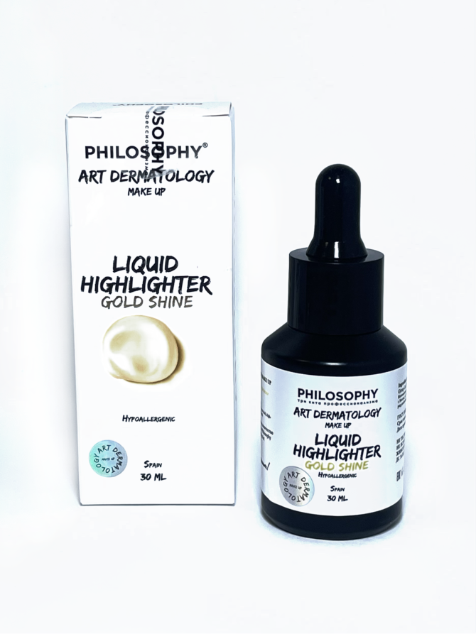 Philosophyr Art Dermatology Make UP Liquid Highlighter Gold Shine - фото 2